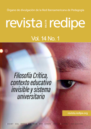 					Ver Vol. 14 Núm. 1 (2025): La Filosofía crítica, contexto educativo invisible y sistema universitario
				